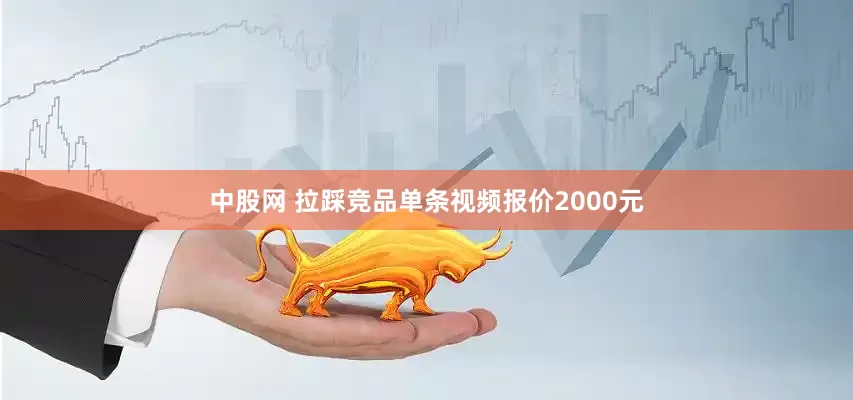中股网 拉踩竞品单条视频报价2000元